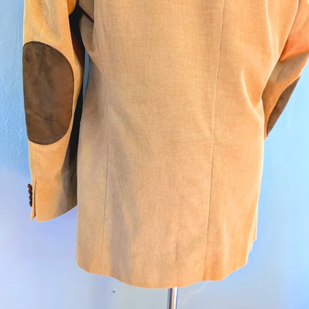 Lauren Ralph Lauren cotton corduroy, 2 button sport coat elbow protectors. 40 R